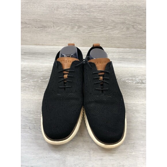Cole Haan Men's ZeroGrand Stitchlite Black Fabric Oxfords Size 11M (C27568) - Picture 2 of 9